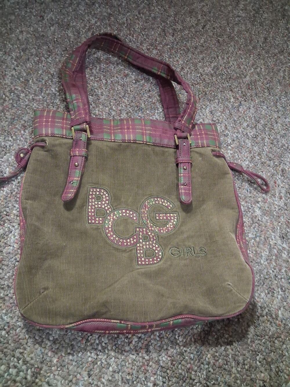 vintage Y2K-era BCBGirls tote bag in pristine, mint condition.